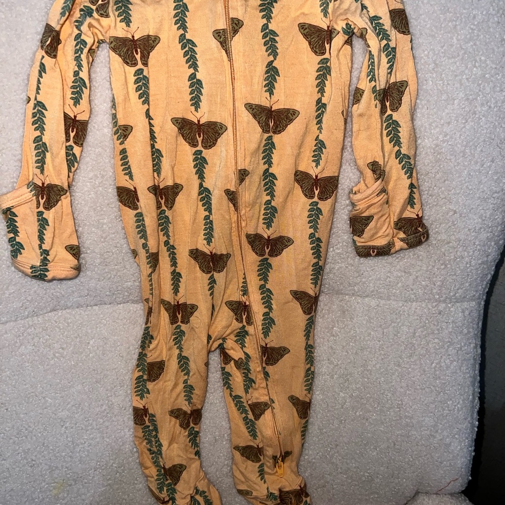 Butterfly Print Kids One Piece